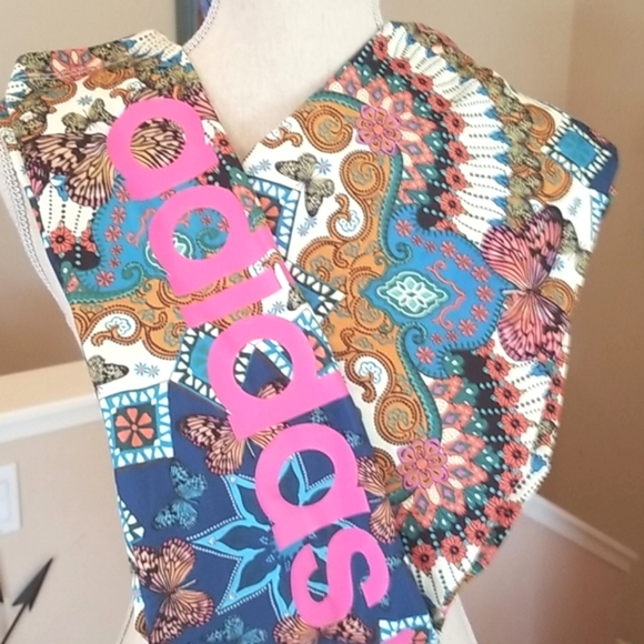 ADIDAS × FARM RIO Blue BORBOMIX Collector ZIPS Track Jacket & Leggings SET NWT S - Picture 6 of 16